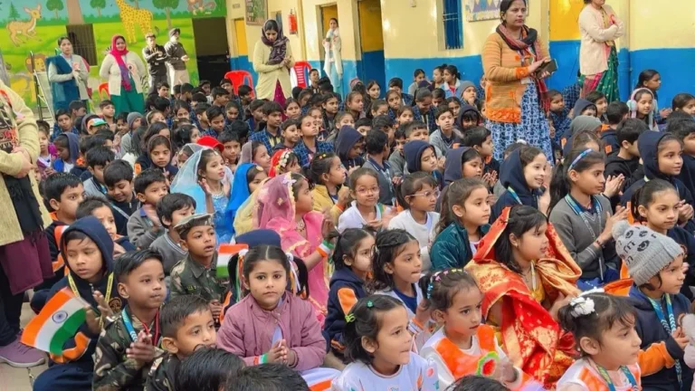 megha model public school ghata republic day