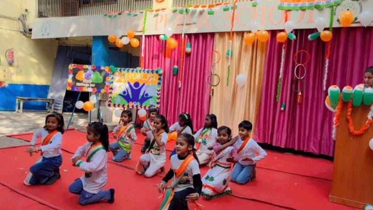 megha model public school ghata republic day