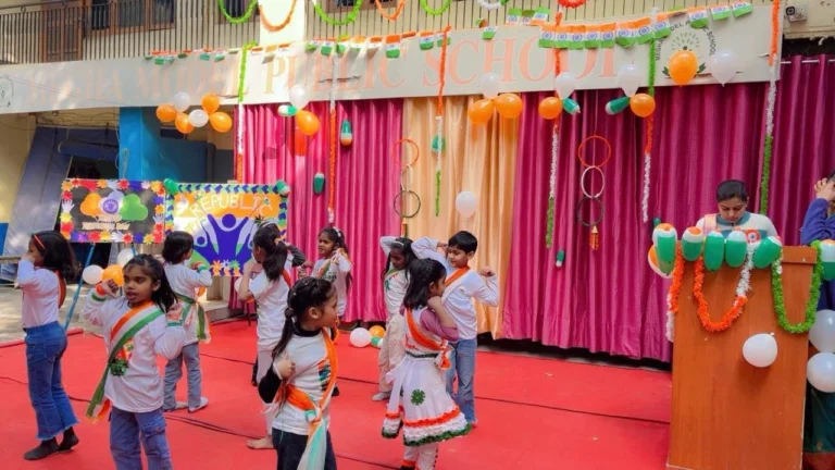 megha model public school ghata republic day